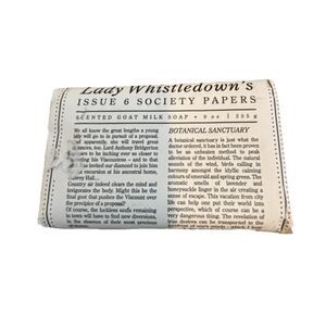 Bridgerton Lady Whistledown Scented Goat Milk Soap Anthony Viscount 9 oz Read!